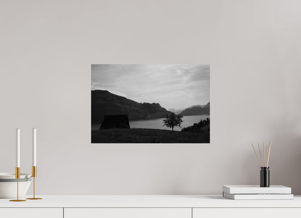 45 x 30 cm, Fine Art Print Lakeside Solitude – Fine Art Print