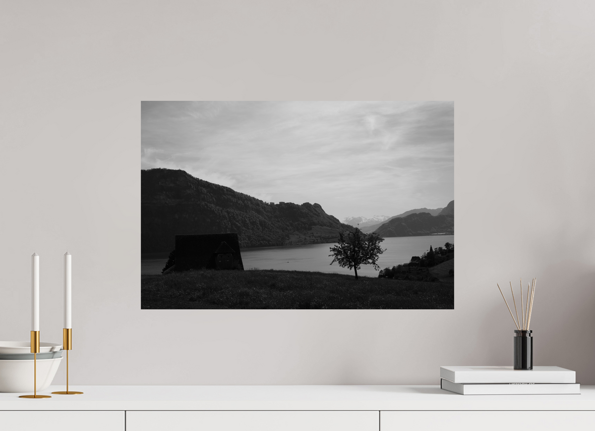 60 x 40 cm, Fine Art Print Lakeside Solitude – Fine Art Print