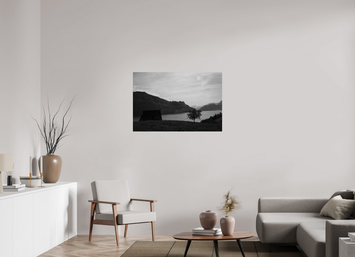 105 x 70 cm, Fine Art Print Lakeside Solitude – Fine Art Print