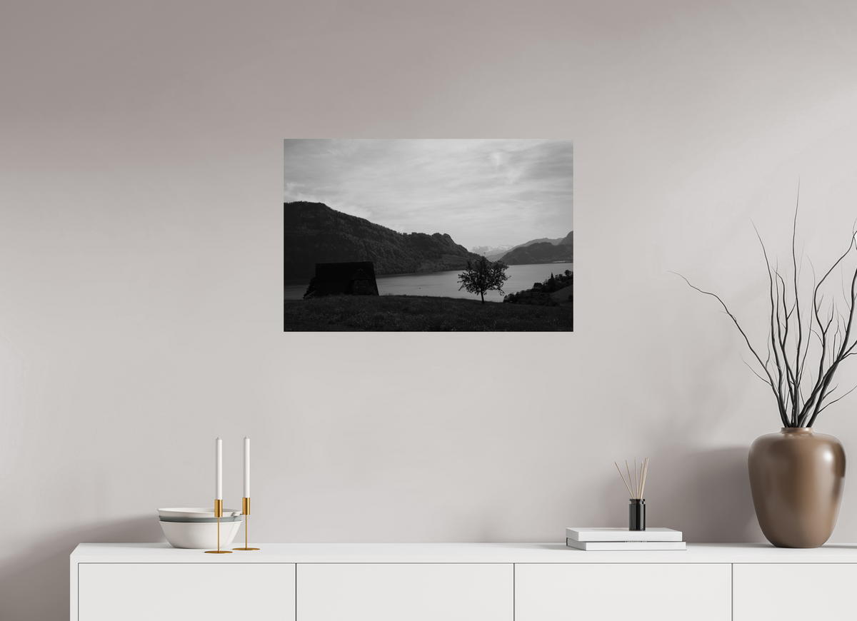 75 x 50 cm, Fine Art Print Lakeside Solitude – Fine Art Print