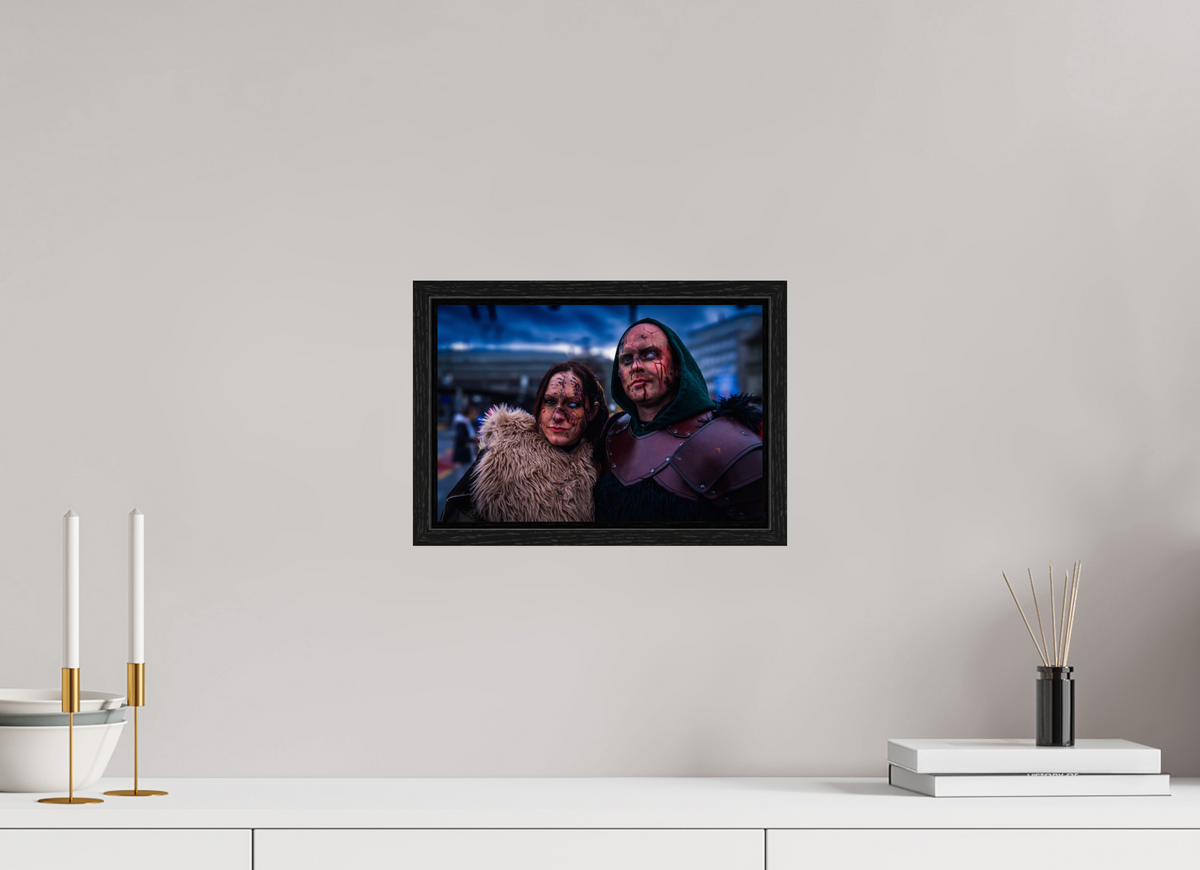 30 x 20 cm, Floater Frame Alpine Folklore Portrait I – Fine Art Print