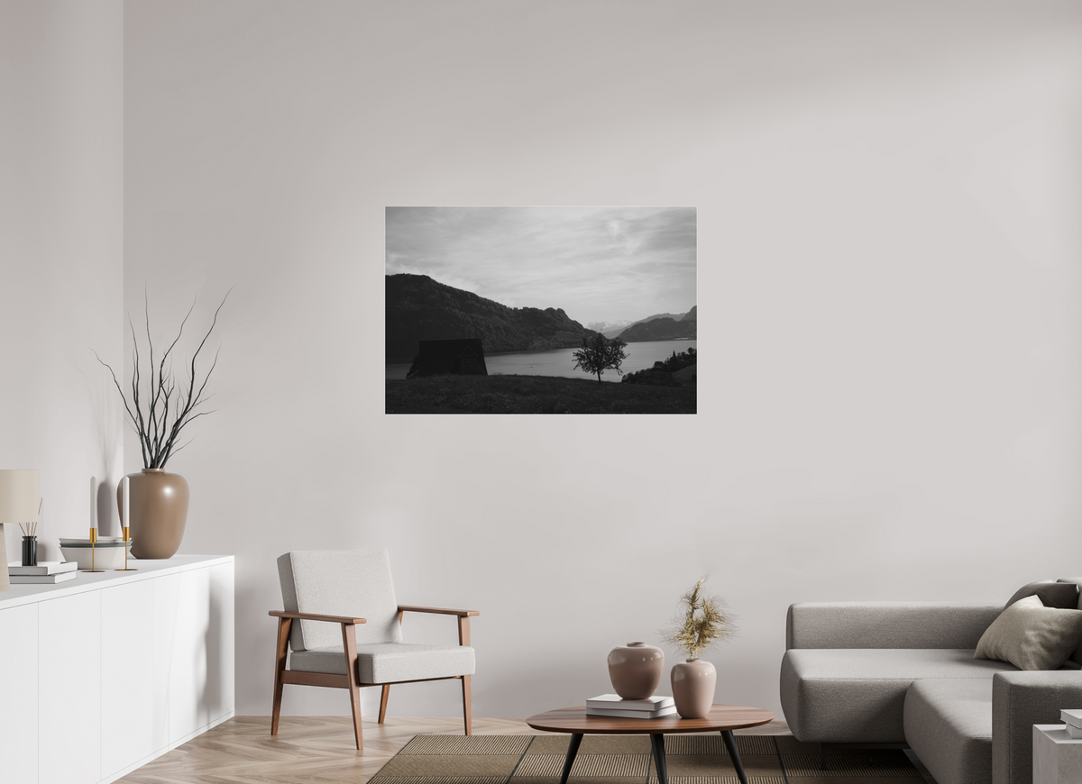 120 x 80 cm, Pixelpoetry Prenium Acryl 4 mm Lakeside Solitude – Fine Art Print